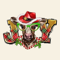Christmas Joy Baby Cow Vintage Tee | Teevron