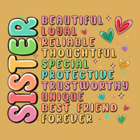 Sister Beautiful Loyal Reliable Premium Hoodie | Teevron