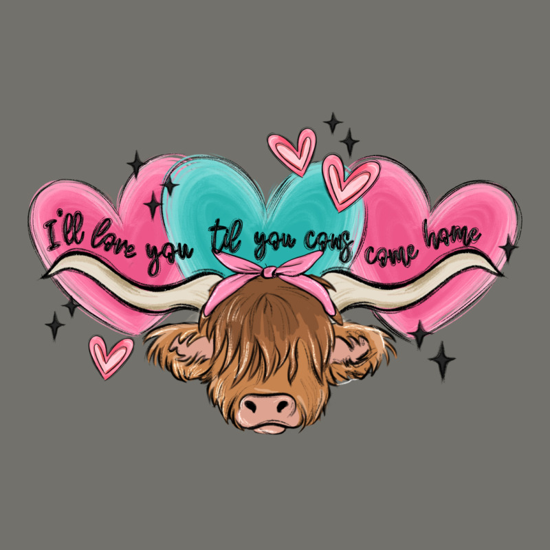 Western Cow And Heart Premium Hoodie by MaliasSmallBusiness | Teevron