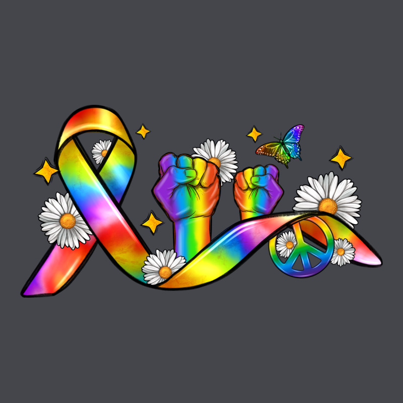 Pride Ribbon Long Sleeve Tee by Zillion Design Studio | Teevron