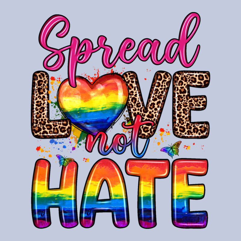 Spread Love Not Hate Long Sleeve Tee by Zillion Design Studio | Teevron