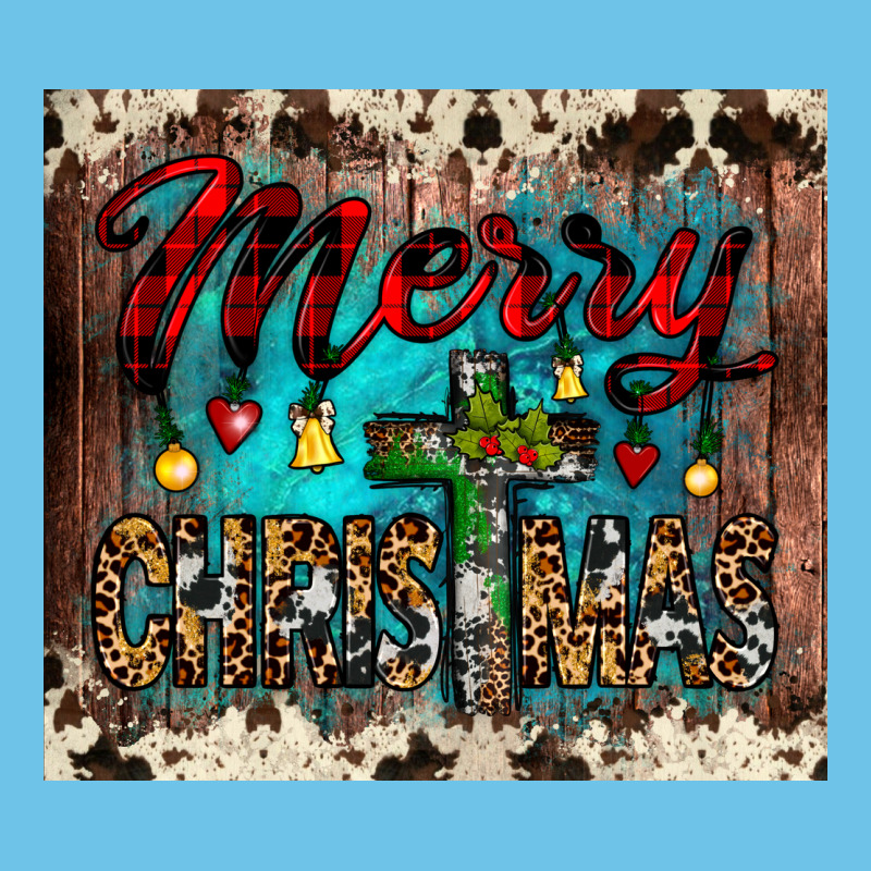Merry Christmas Cross Tumbler Premium Sweatshirt by JahusDesignShop | Teevron