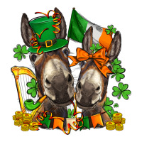 st patricks donkeys with  shamrocks | Teevron