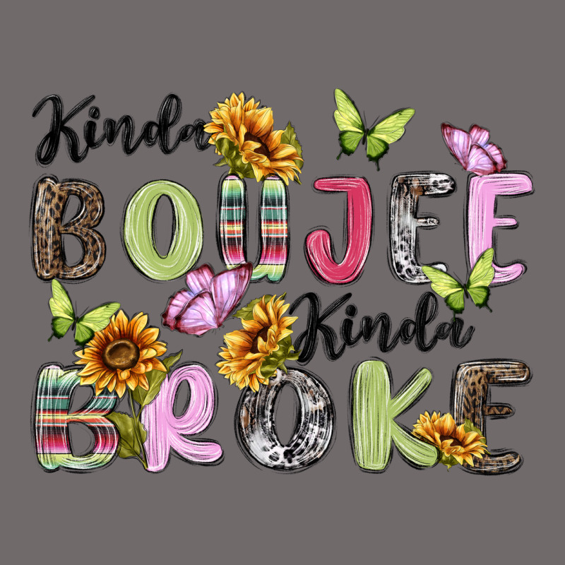 Kinda Boujee Kinda Broke Urban Hoodie by MaliasSmallBusiness | Teevron
