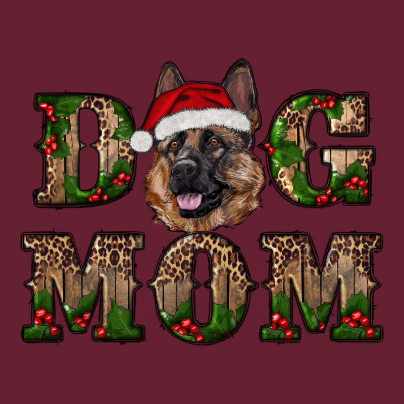 Chriistmas Dog Mom With German Shepherd Classic Tee by RanaPortraitStore | Teevron