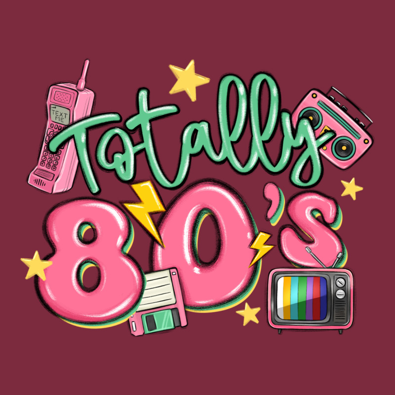 Totally 80s Retro Vintage Premium Hoodie by MaliasSmallBusiness | Teevron