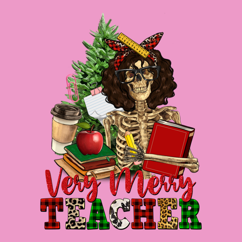 Very Merry Teacher Skeleton Urban Hoodie by NancyCooperArtShop | Teevron