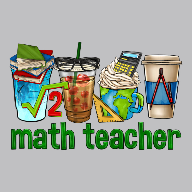 Math Teacher Coffee Cups Long Sleeve Tee by texasbilliewilder | Teevron