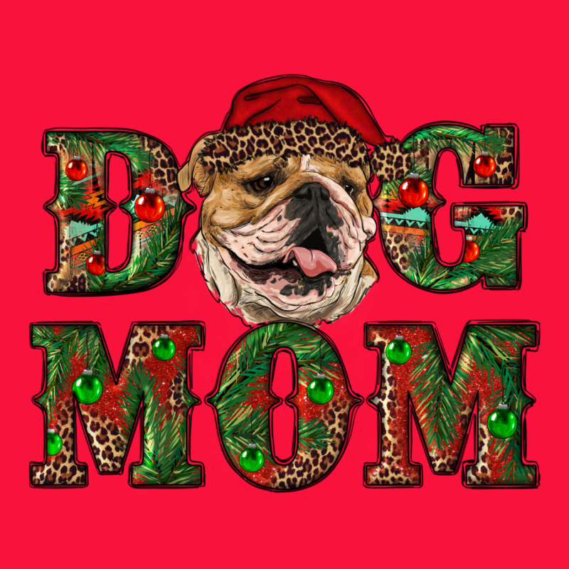 English Bulldog Mom Christmas Classic Tee by RanaPortraitStore | Teevron