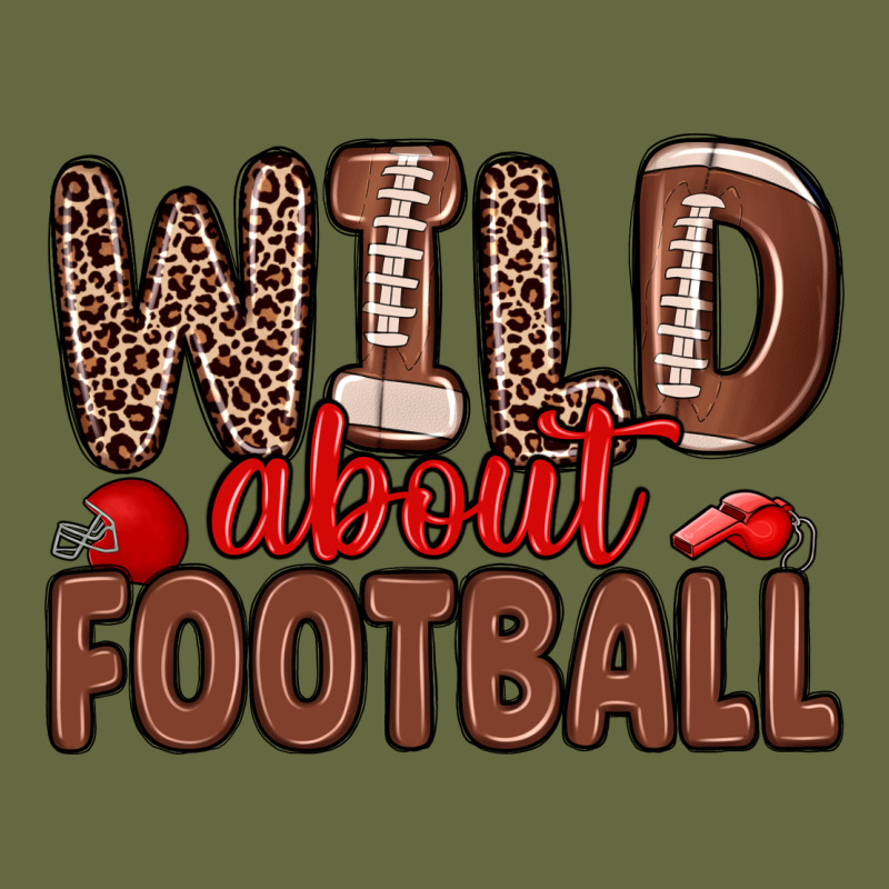 Wild About Football Long Sleeve Tee by Zillion Design Studio | Teevron