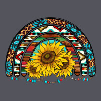 Western Sunflowers Aztec Leopard Serape  Rainbows Vintage Hoodie | Teevron
