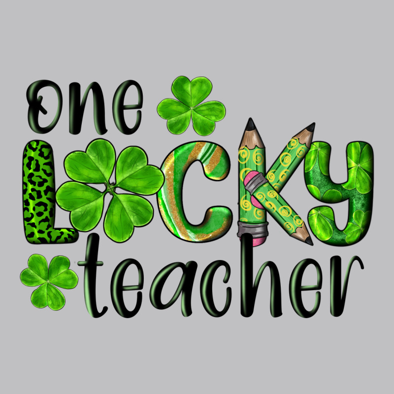 St. Patrick's Day One Lucky Teacher Long Sleeve Tee by RanaPortraitStore | Teevron