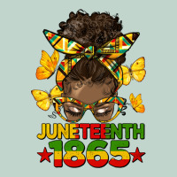 Juneteenth 1865 Afro Bun Zipper Hoodie | Teevron