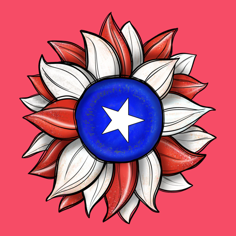 Sunflower Puerto Rico Flag Premium Sweatshirt by JahusDesignShop | Teevron