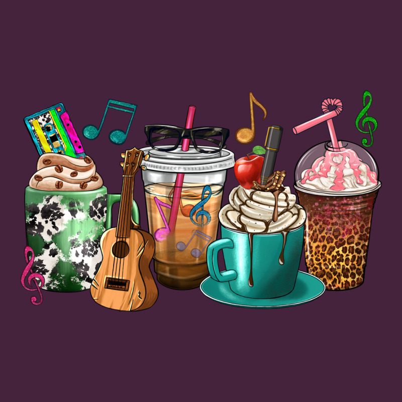 Music Teacher Coffee Cups Long Sleeve Tee by texasbilliewilder | Teevron