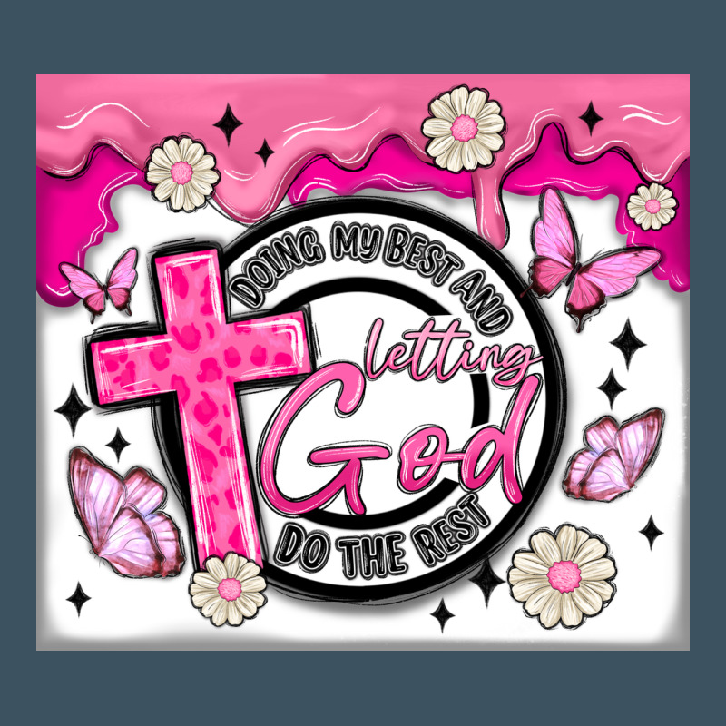 Doing My Best And Letting God Urban Hoodie by MaliasSmallBusiness | Teevron