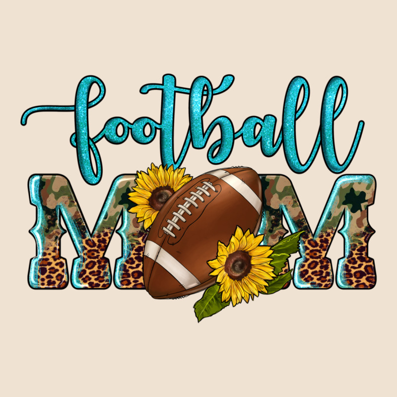 Western Leopard Camouflage Sunflowers  Glitter Mom Football Urban Heavy Tee by Artiststas | Teevron