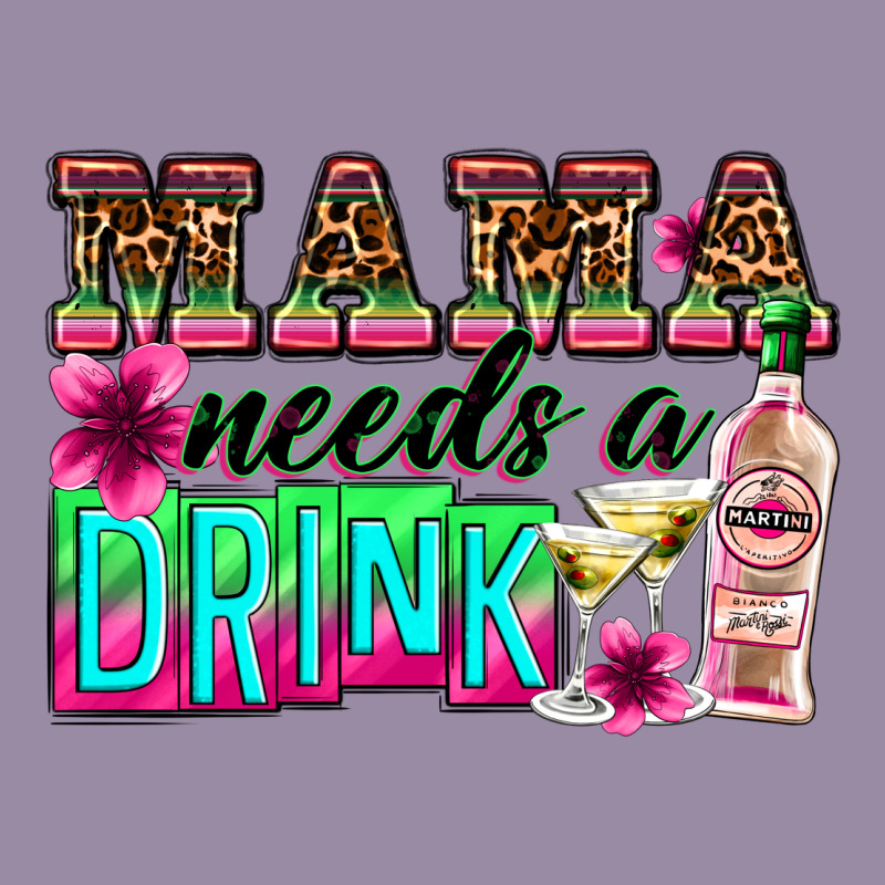 Mama Needs A Drink Classic Tee by Zillion Design Studio | Teevron