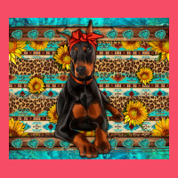 Doberman With Western Background Premium Sweatshirt | Teevron