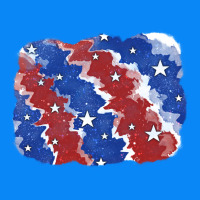 Patriotic Tie Dye Background Zipper Hoodie | Teevron