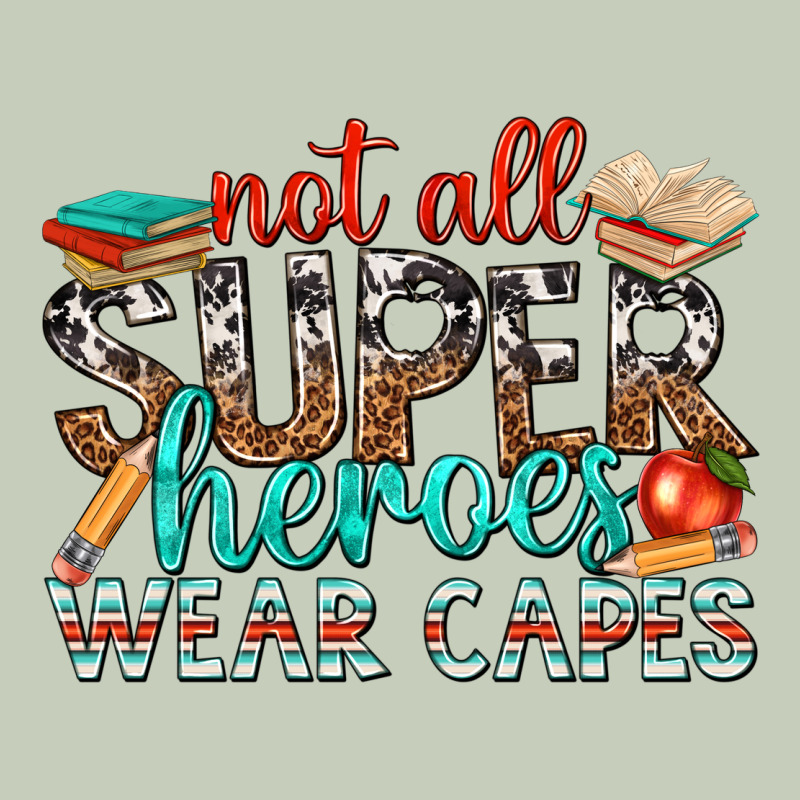 Not All Superheroes Wear Capes With Books Long Sleeve Tee by texasbilliewilder | Teevron