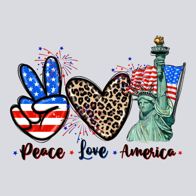 Peace Love America 4th Of July Zipper Hoodie by CowGirlArtShop | Teevron