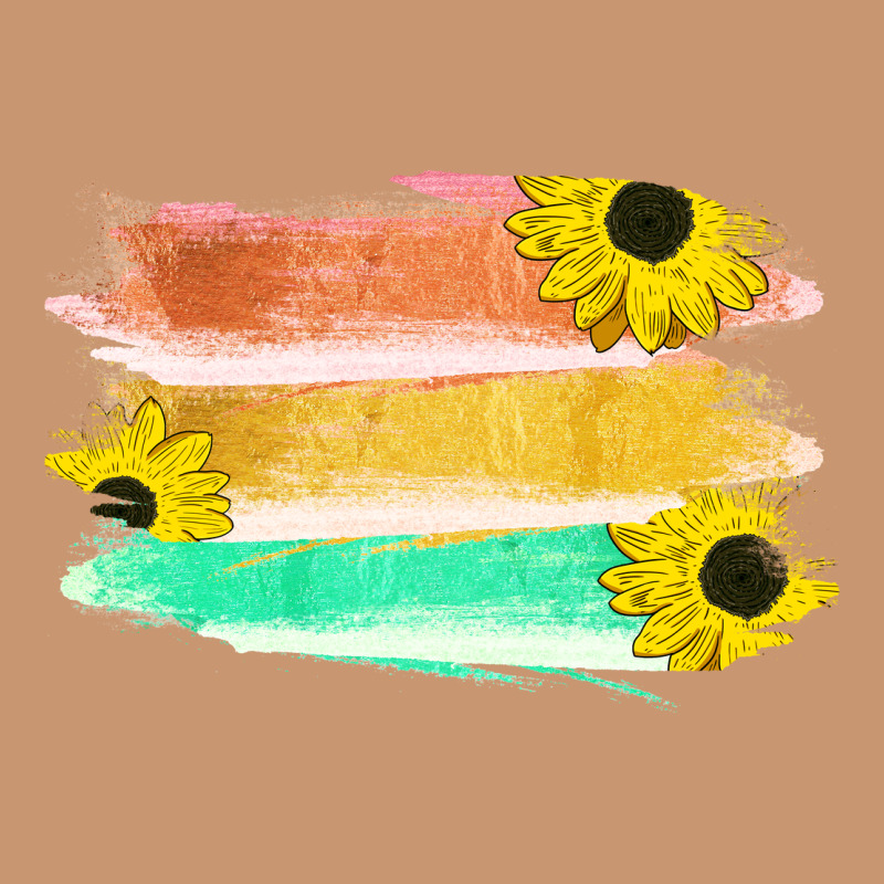 Colored Triple Sunflower Brush Strokes Heavyweight Hoodie by Bettercallsaul | Teevron