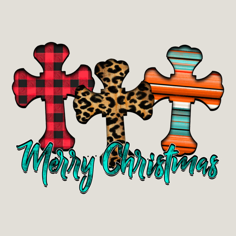 Merry Christmas Cross Heavy Core Tee by CowhideDigitalArt | Teevron