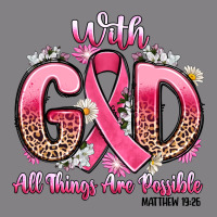 Breast Cancer With God All Things Are Possible Heavyweight Hoodie | Teevron