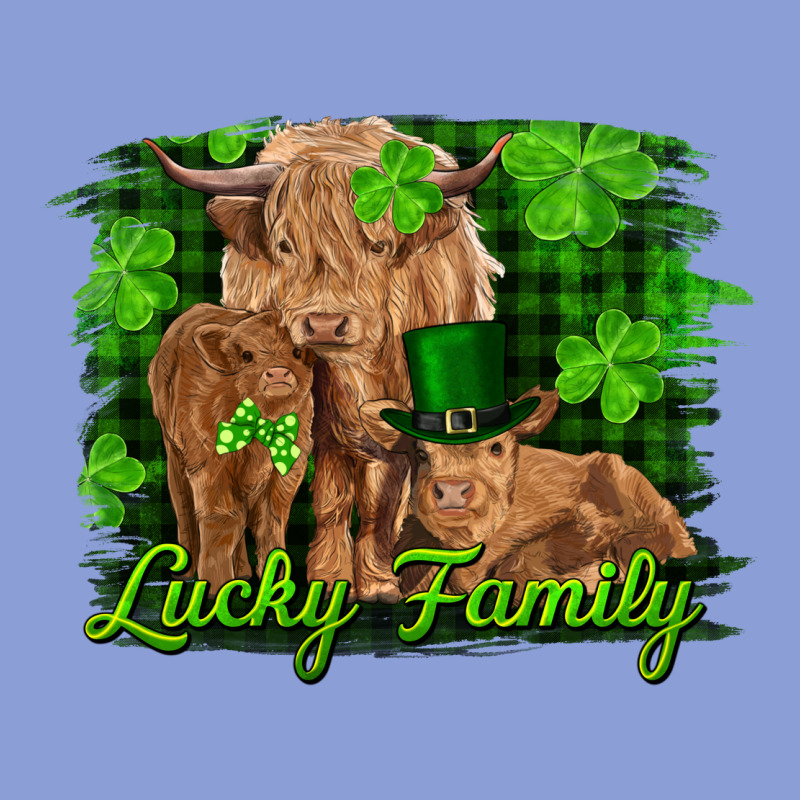 St Patrick's Day Lucky Cow Family Long Sleeve Tee by RanaPortraitStore | Teevron