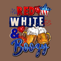 Red White And Boozy 4th Of July Zipper Hoodie | Teevron
