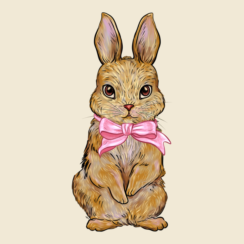 Easter Rabbit Pink Flowers Ladies Tee by BarkalooDesign | Teevron