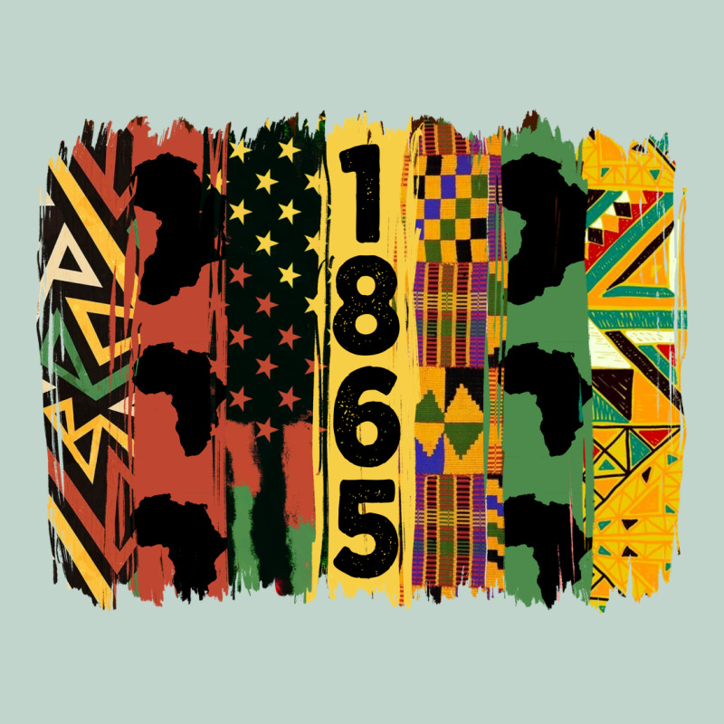 Juneteenth 1865 Brush Stroke Zipper Hoodie by HRA Design Shop | Teevron