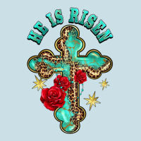He Is Risen Cross With Roses Ladies Tee | Teevron