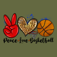 Peace Love Basketball Long Sleeve Tee | Teevron