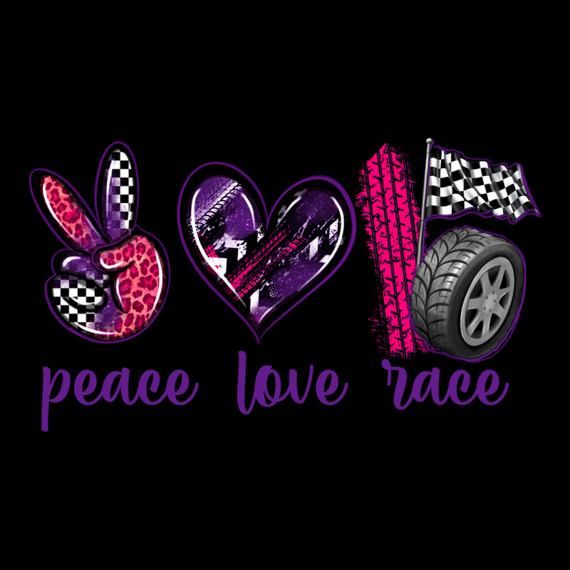 Peace Love Race Long Sleeve Tee by texasbilliewilder | Teevron