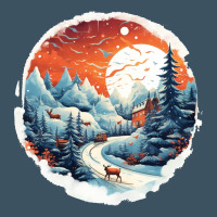 Deer Snow House Design Urban Heavy Tee | Teevron