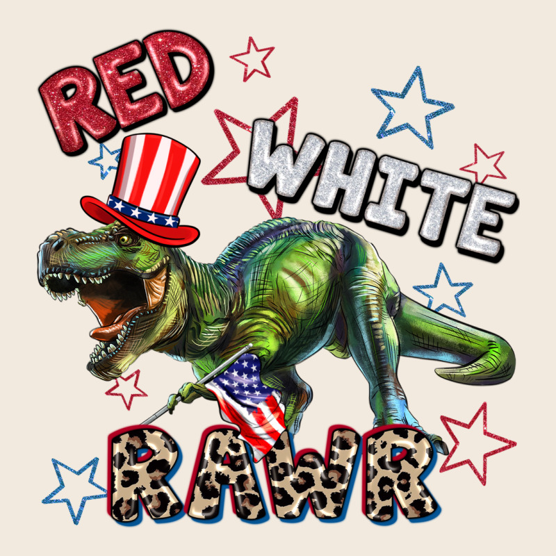 Red White Rawr 4th Of July Zipper Hoodie by CowGirlArtShop | Teevron