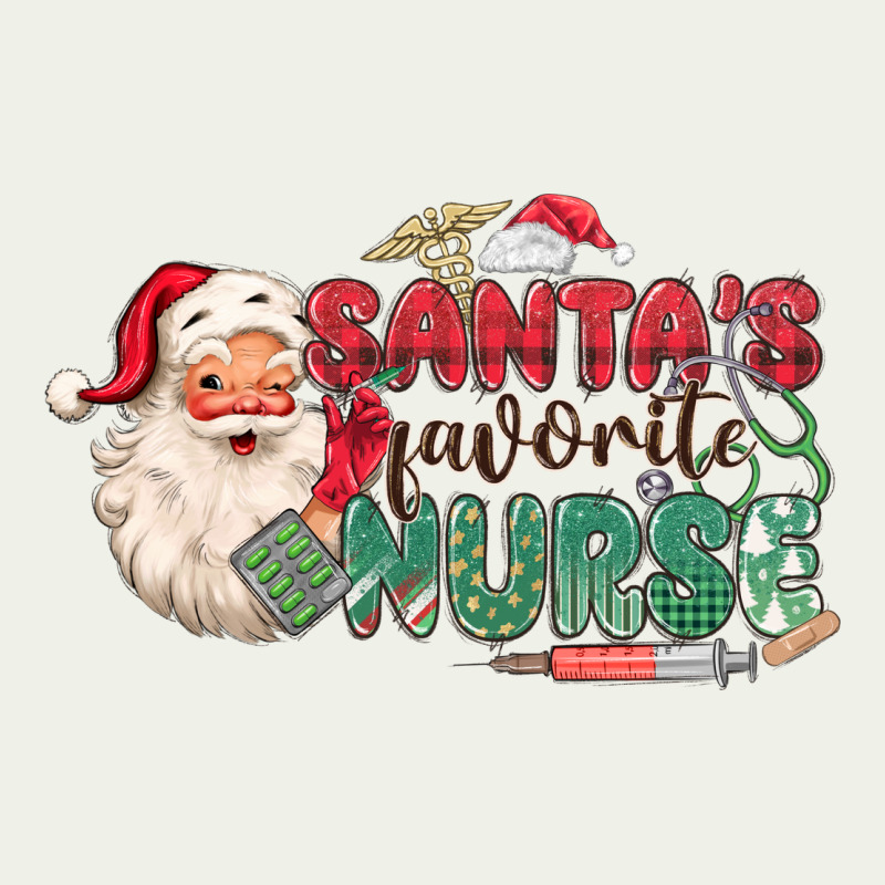 Santa's Favorite Nurse Urban Heavy Tee by MaliasSmallBusiness | Teevron