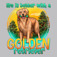 Life Is Better With A Golden Retriever Classic Tee | Teevron