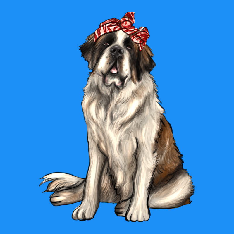 St Bernard With Bandanna Classic Tee by texasbilliewilder | Teevron