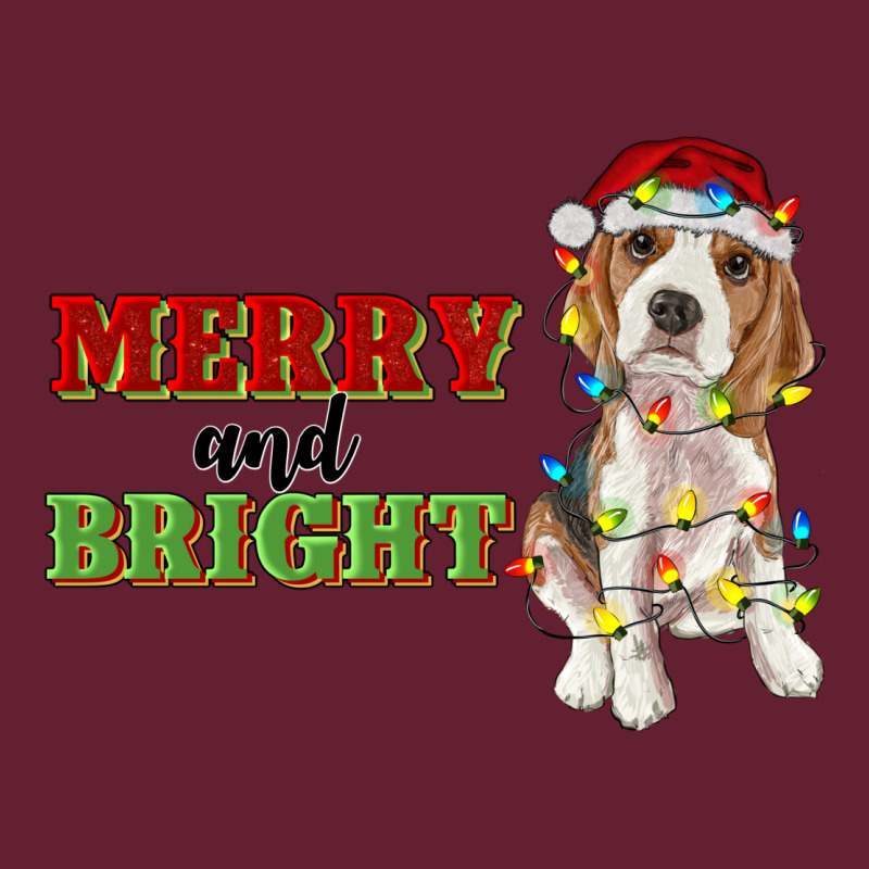 Merry And Bright Beagle Classic Tee by RanaPortraitStore | Teevron