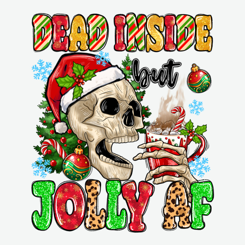 Dead Inside But Jolly Af Urban Heavy Tee by MaliasSmallBusiness | Teevron