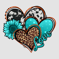 Love Turquoise Hearts Premium Sweatshirt | Teevron