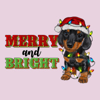 Merry And Bright Dachshund Classic Tee | Teevron