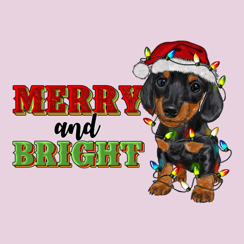 Merry And Bright Dachshund Classic Tee by RanaPortraitStore | Teevron