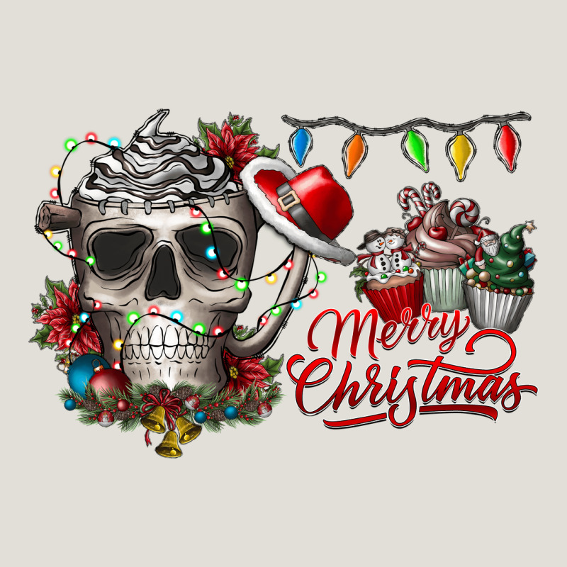 Merry Christmas  Skull Heavy Core Tee by CowhideDigitalArt | Teevron