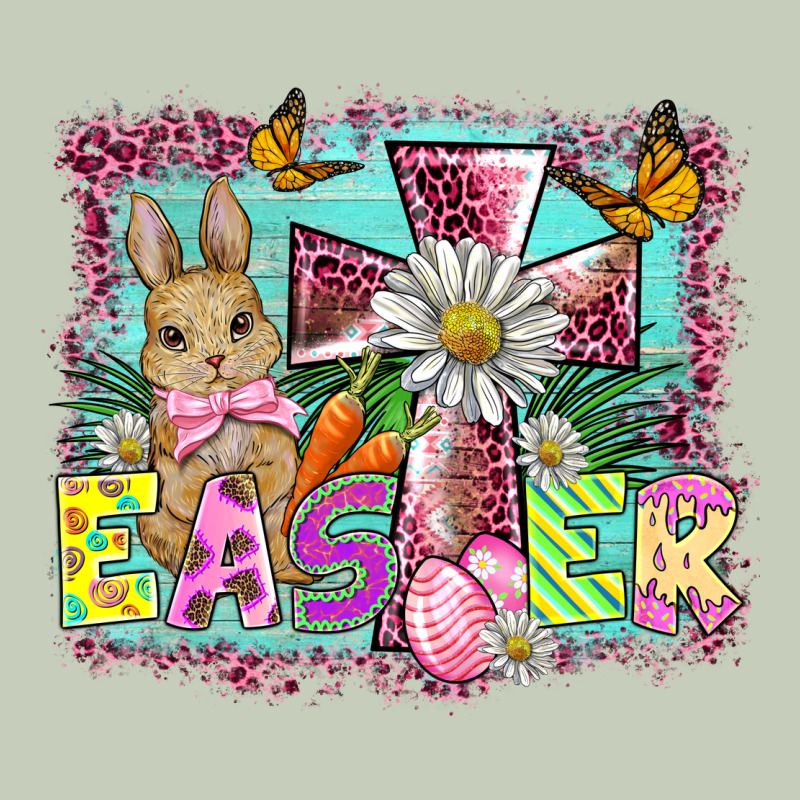 Easter Cross Background Ladies Tee by BarkalooDesign | Teevron
