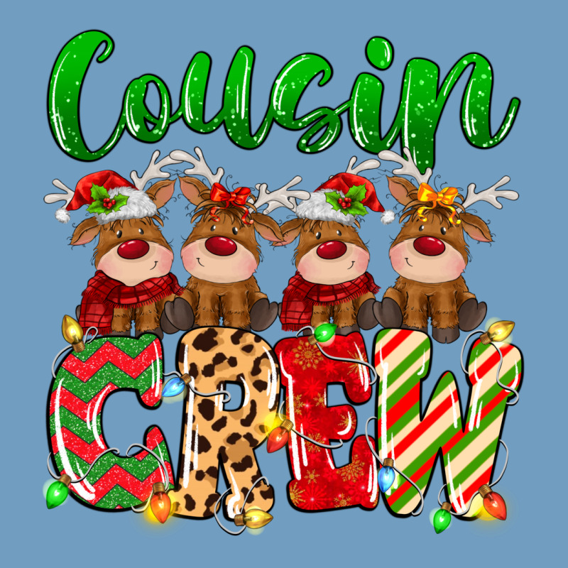 Cousin Crew Christmas Deer Urban Heavy Tee by MaliasSmallBusiness | Teevron