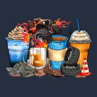 Monster Truck Coffee Cups Zipper Hoodie | Teevron